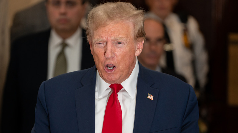 Donald Trump speaking