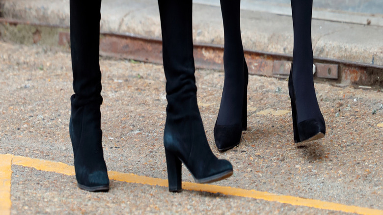 Woman in a long skirt