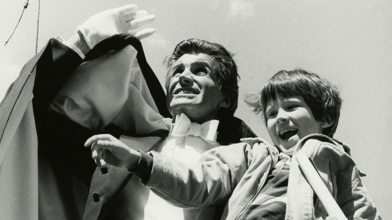 George Hamilton and his son Ashley circa 1979