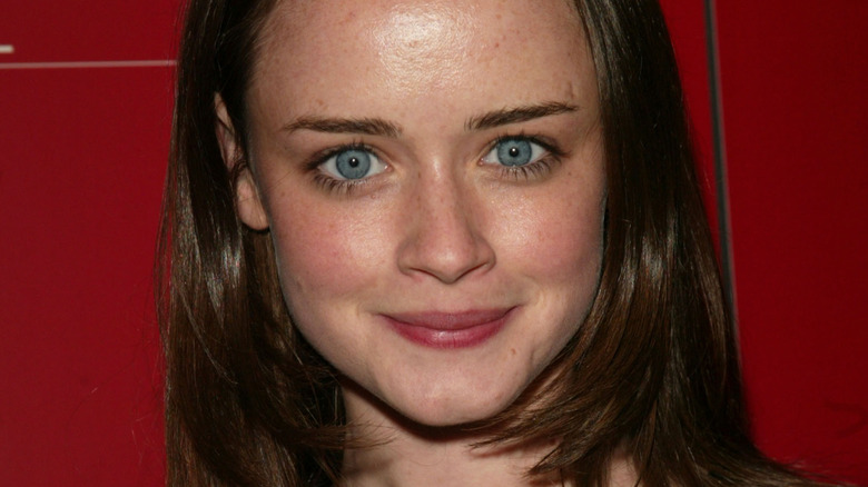 Young Alexis Bledel at an event
