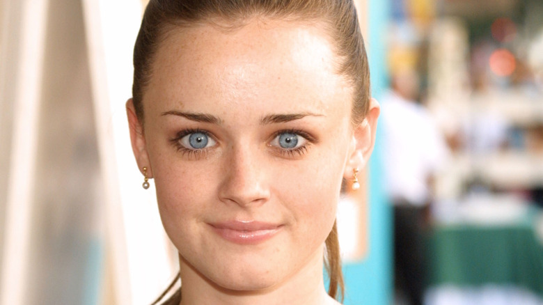 Young Alexis Bledel with a ponytail