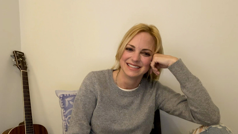 Anna Faris at a virtual event in 2020