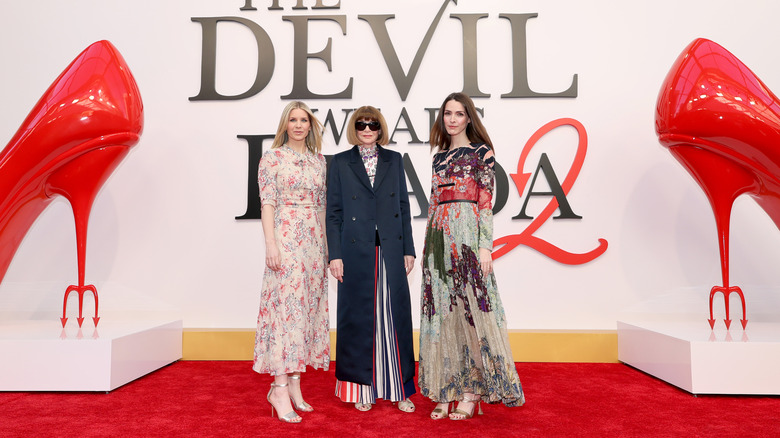 Anna Wintour smiling at the premiere of Devil Wears Prada 2
