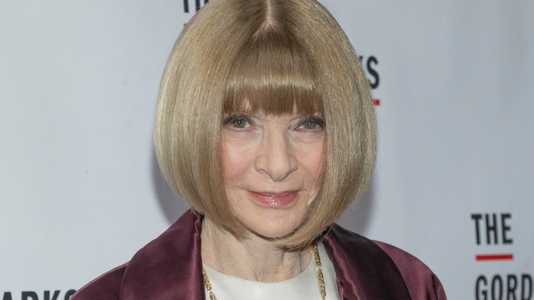 Anna Wintour smiling in 2025