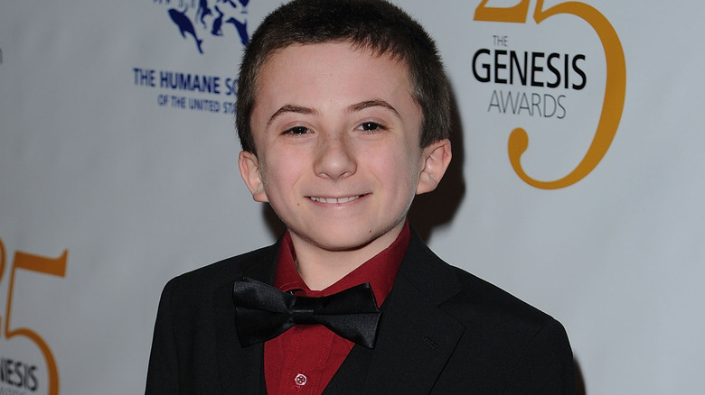 Atticus Shaffer smiling