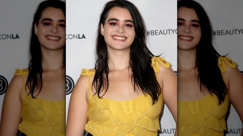 Barbie Ferreira wearing yellow shirt