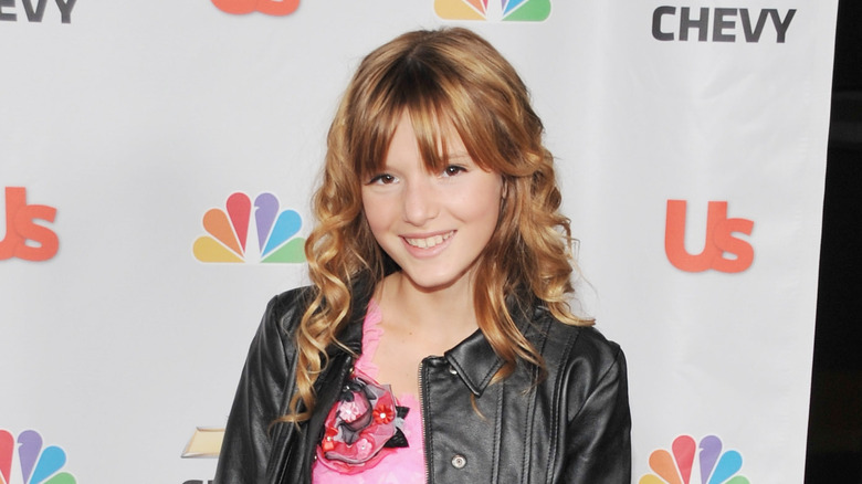 Bella Thorne as a child smiling