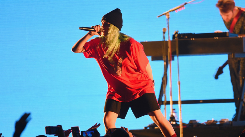 Billie Eilish on stage