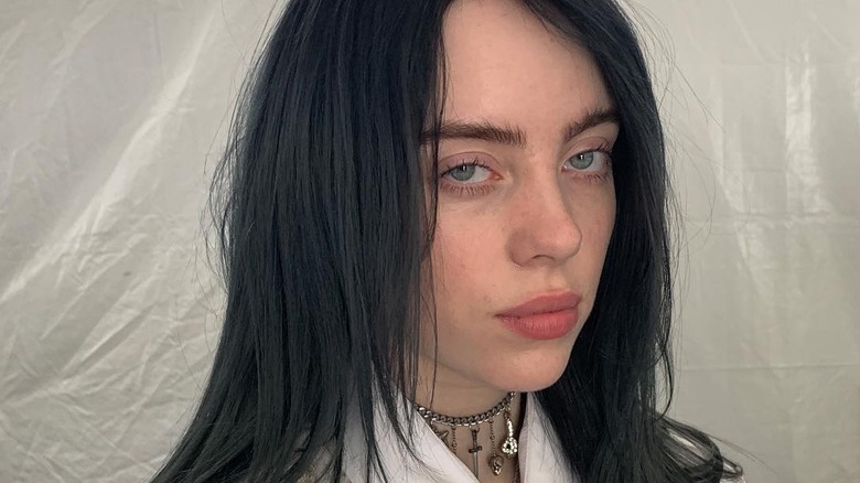 Billie Eilish close-up