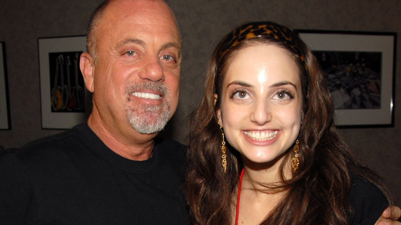 Alexa Ray Joel and Billy Joel smiling