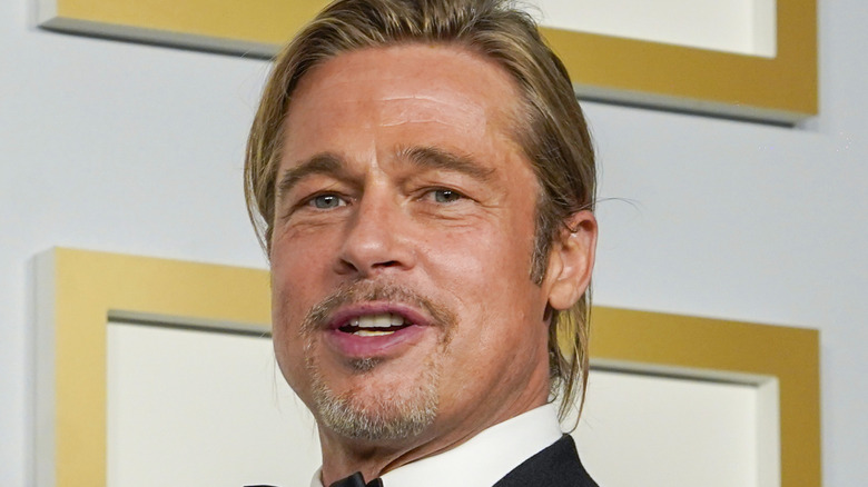Brad Pitt smiling