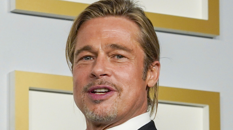 Brad Pitt smiling