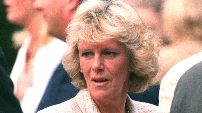 Camilla Parker Bowles looking away