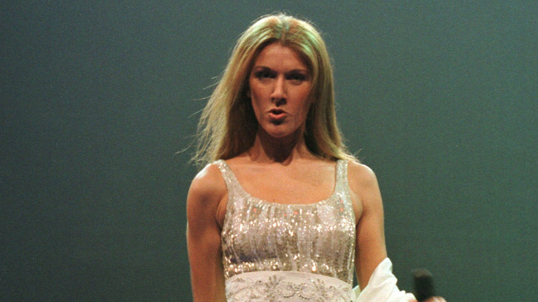 Céline Dion on stage