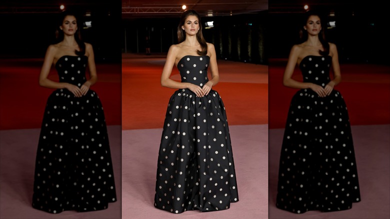 Kaia Gerber attending an event in 2023.