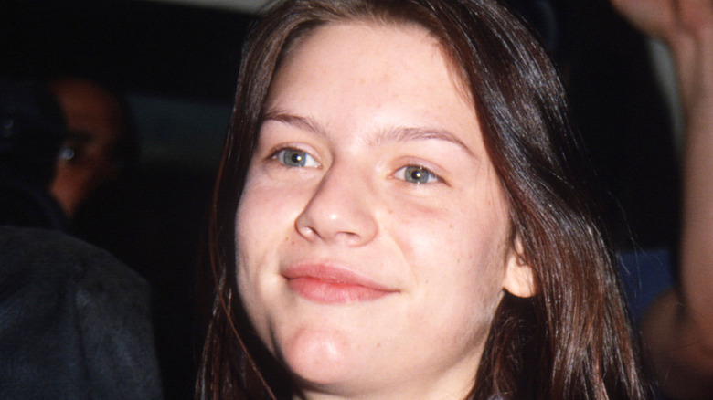 Claire Danes attends a premiere in 1995