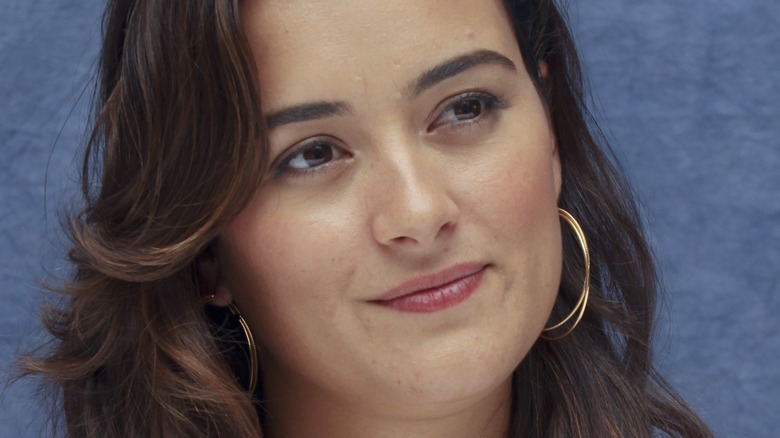 Cote de Pablo smiling