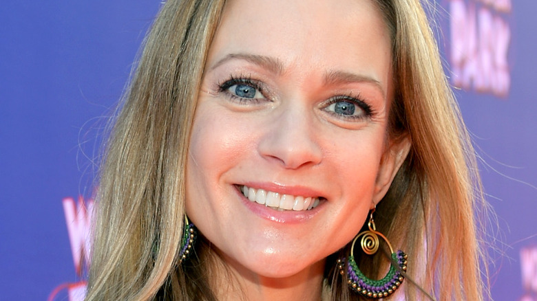 A.J. Cook smiling at event