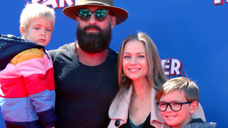 A.J Cook and her family