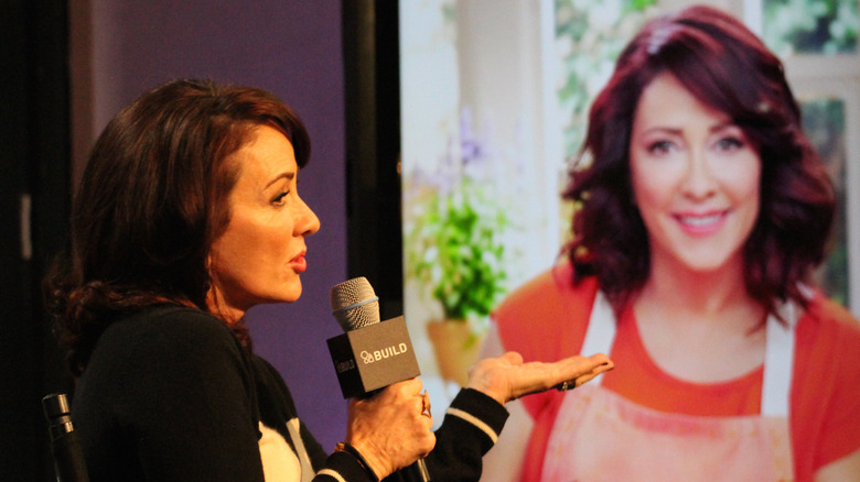 Patricia Heaton discussing her Food Network Patricia Heaton Parties in an interview