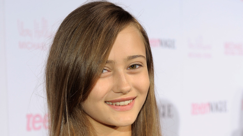 Young Ella Purnell on the red carpet