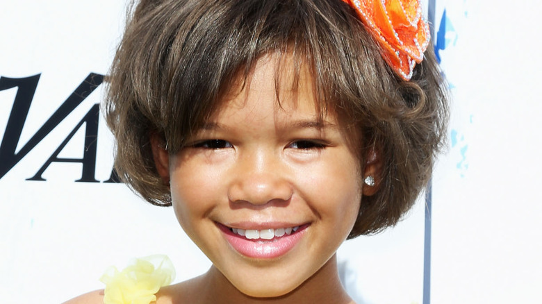 Storm Reid smiling