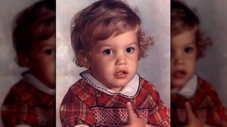 Faith Hill as a young child