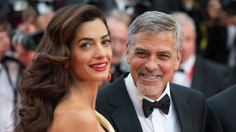 George Clooney with wife Amal