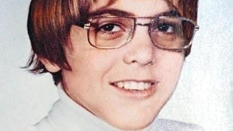 George Clooney elementary yearbook photo