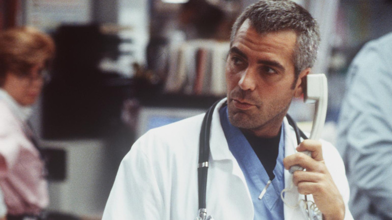 George Clooney as a young man