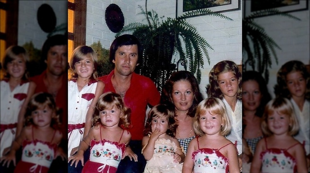 Gisele Bündchen as a girl with her family