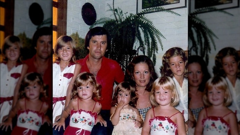 Gisele Bündchen as a girl with her family