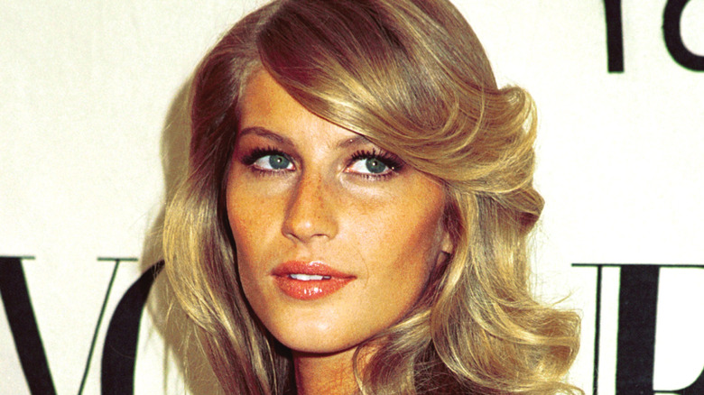 Gisele Bundchen close-up at a Vogue event