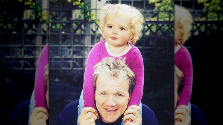 Gordon Ramsay and Tilly Ramsay smiling