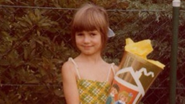Heidi Klum at age six