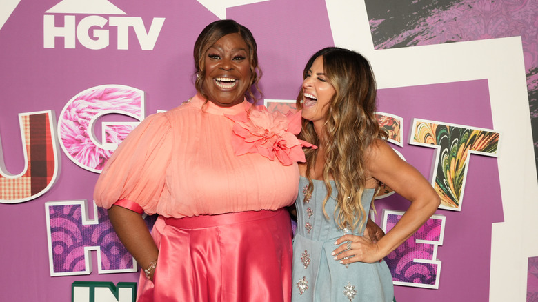 Retta with Alison Victoria on the red carpet for HGTV event