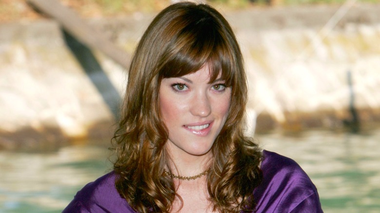 Jennifer Carpenter smiling at the 2005 Venice Film Festival