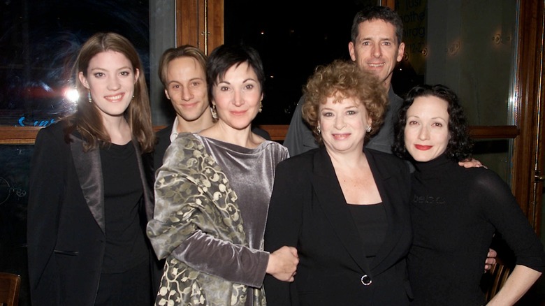 Jennifer Carpenter and other Broadway actors including Bebe Neuwirth at an event in 2001