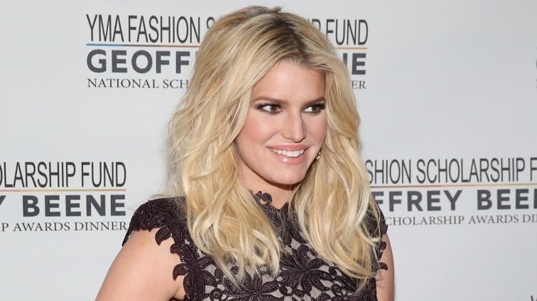 Jessica Simpson admitted one of her daughters walked in on her and