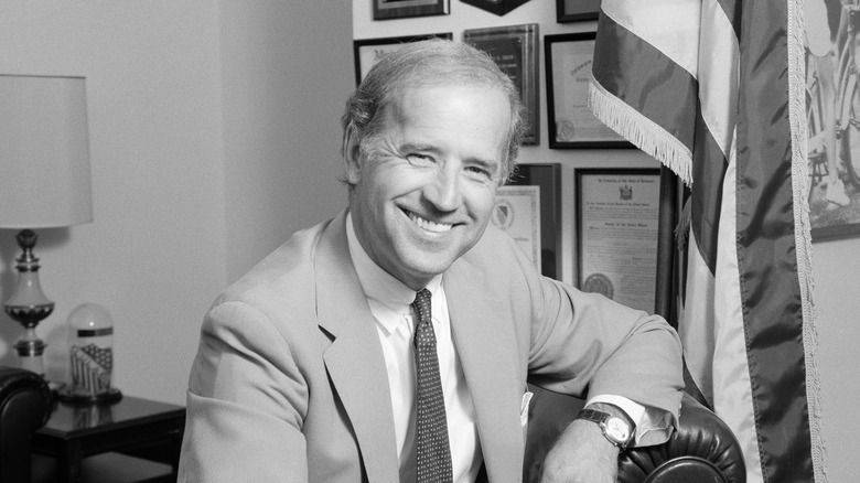 Joe Biden smiling