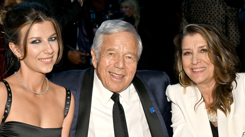 Stephanie Rose with Robert Kraft and Dorothea Hurley in 2024
