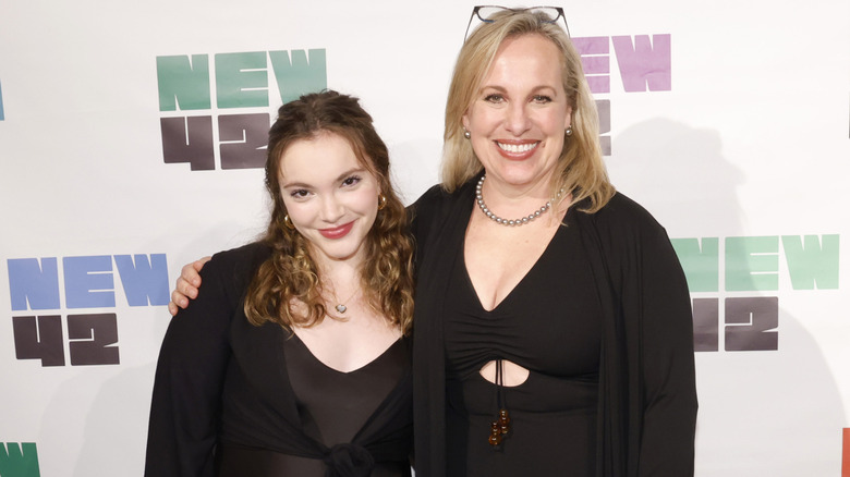 Emma Walton Hamilton and Hope Hamilton at the "We Are Family" gala in 2023