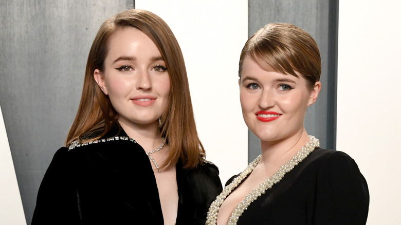 Kaitlyn Dever and Mady Dever at the Vanity Fair Oscar party