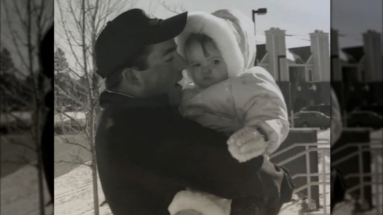 Kaitlyn Dever with her father Tim Dever