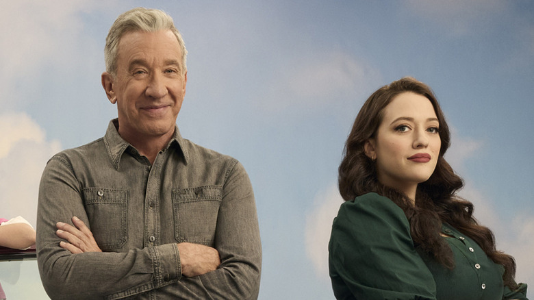Kat Dennings with Shifting Gears co-star Tim Allen