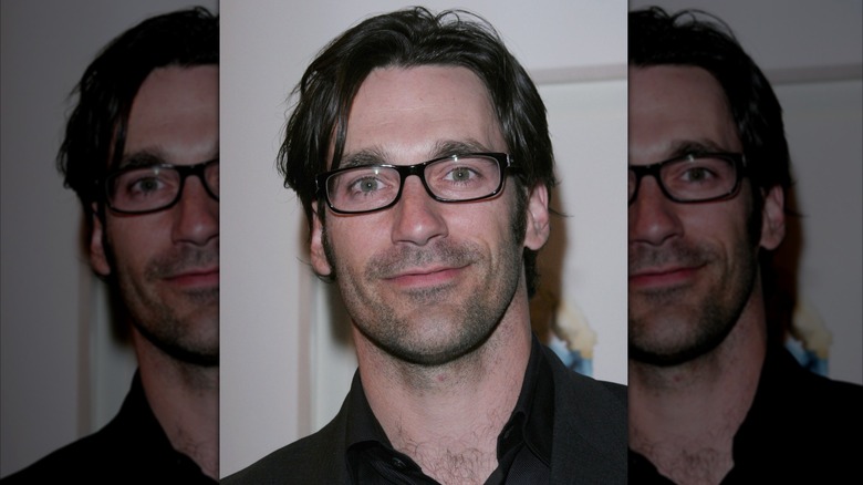 Jon Hamm wearing glasses