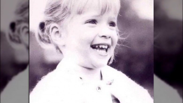 Lauren Holly as a child