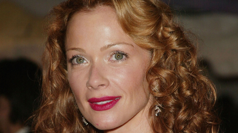Lauren Holly with curly hair