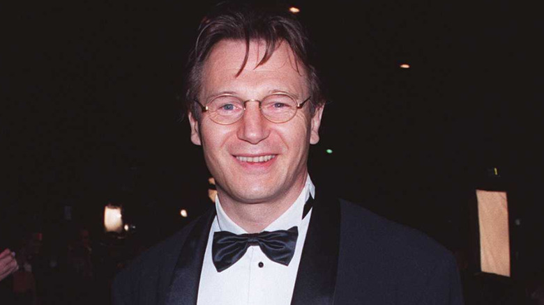 Liam Neeson wearing a bowtie