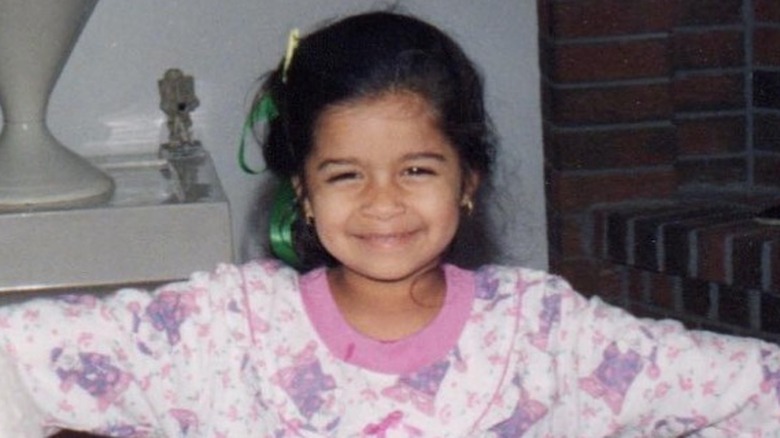 Lilly Singh as a child